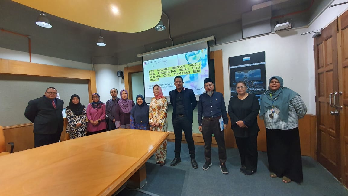 Kunjungan Mesra Unit Pengurusan Risiko ke  Kolej Pengajian Seni Kreatif