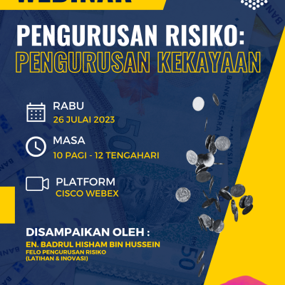 Webinar Pengurusan Risiko : Pengurusan Kekayaan 